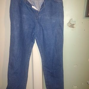 Woman's petite size 14 vintage classic Sally fine club 70' s dark wash Rustlers